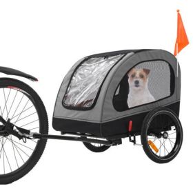 Dog Trailer, Buggy, Bicycle Trailer Medium Foldable for Small and Dogs