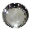 Stainless Steel Pet Bowl with Anti Skid Rubber Base and Dog Design, Gray Black