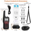 3280ft Remote Dog Training Collar, IP67 Waterproof with Beep, Vibration & Electric Shock